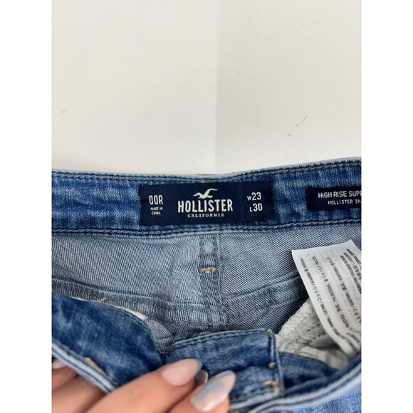 Hollister Womens Jeans Size 00R High Rise Super Skinny Denim Shape Love - Picture 3 of 11